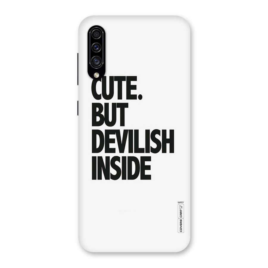 Cute But Devil Back Case for Galaxy A30s