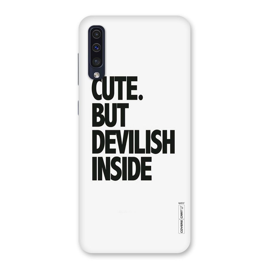 Cute But Devil Back Case for Galaxy A50s