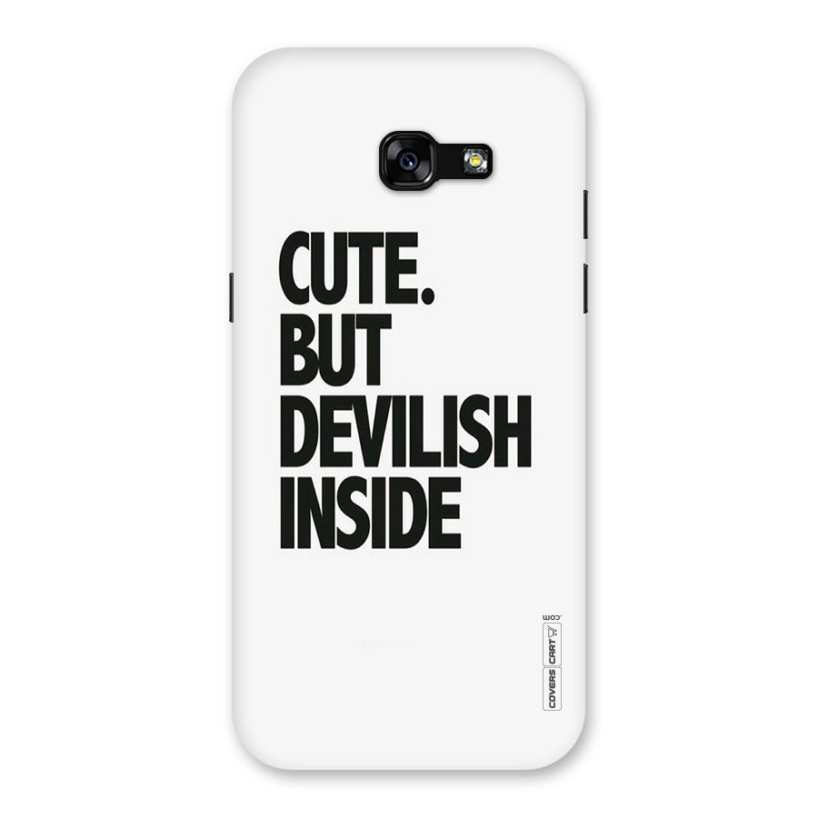 Cute But Devil Back Case for Galaxy A5 2017