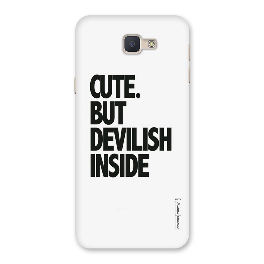Cute But Devil Back Case for Galaxy J5 Prime