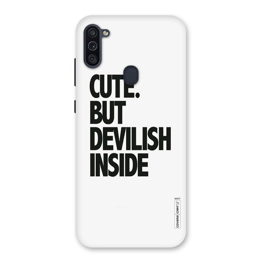 Cute But Devil Back Case for Galaxy M11