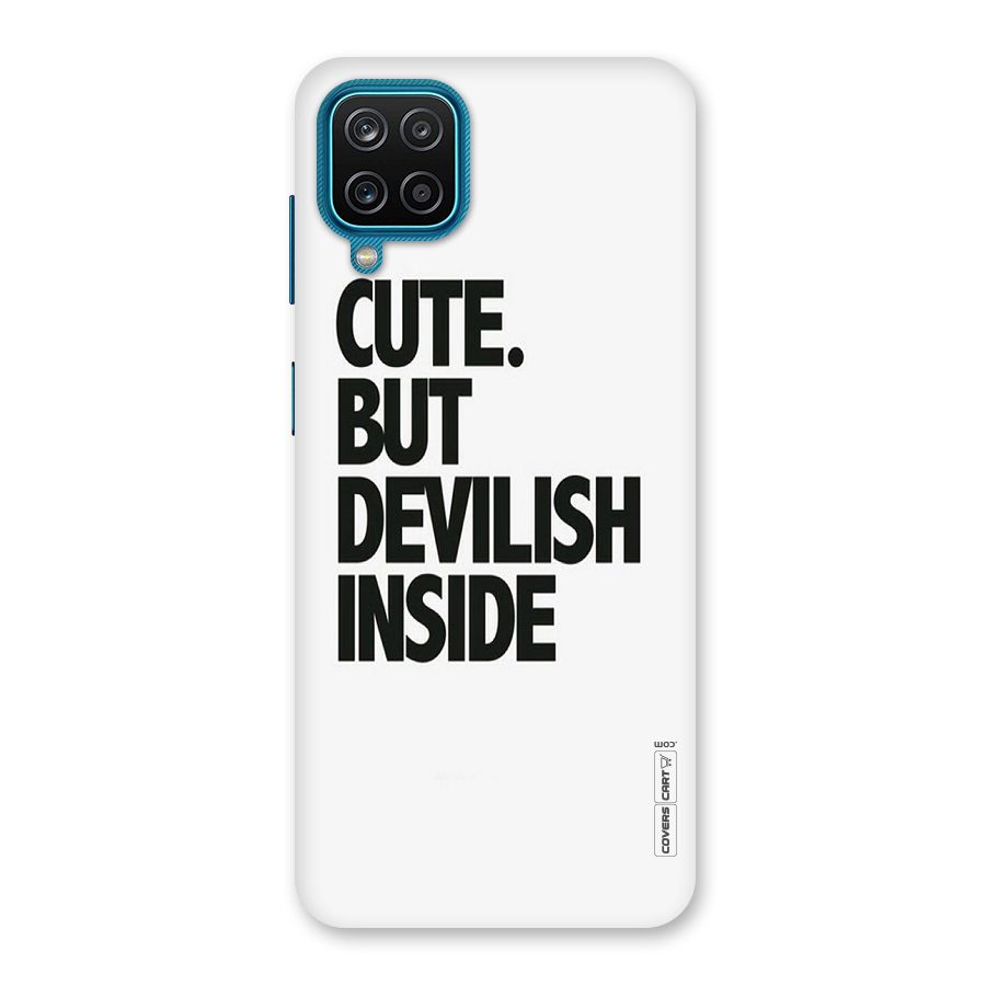 Cute But Devil Back Case for Galaxy M12