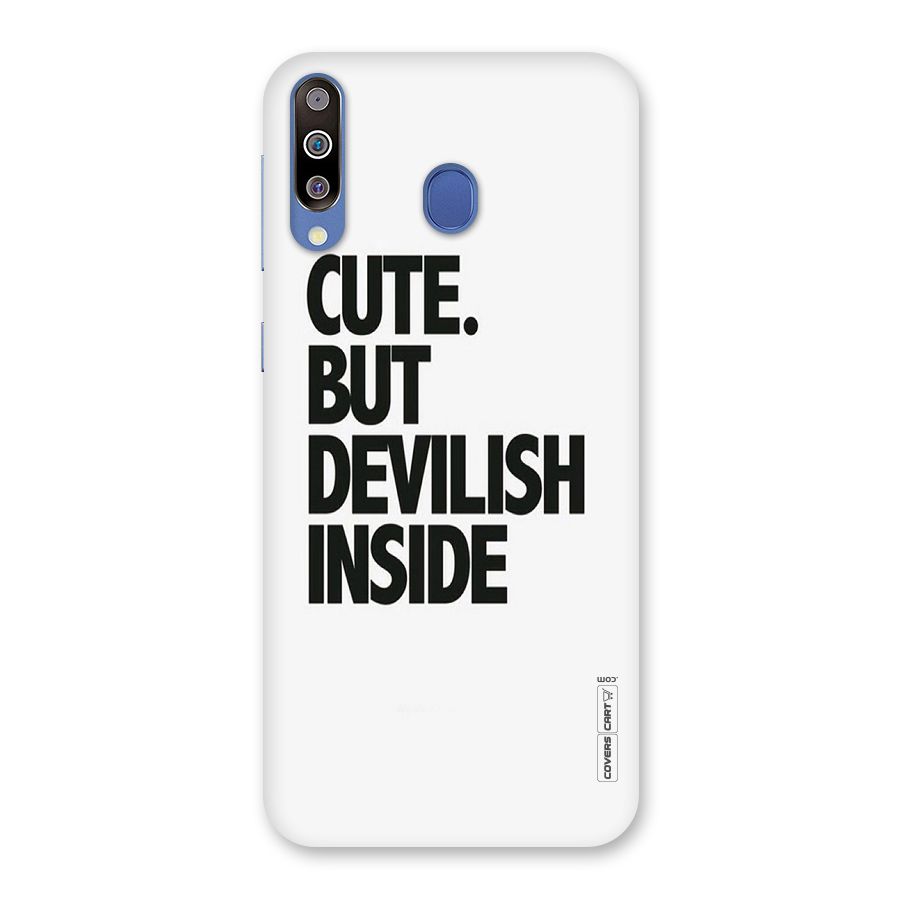 Cute But Devil Back Case for Galaxy M30