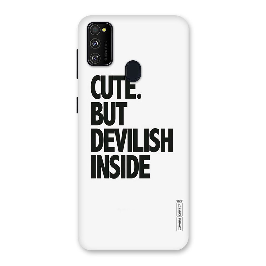 Cute But Devil Back Case for Galaxy M30s
