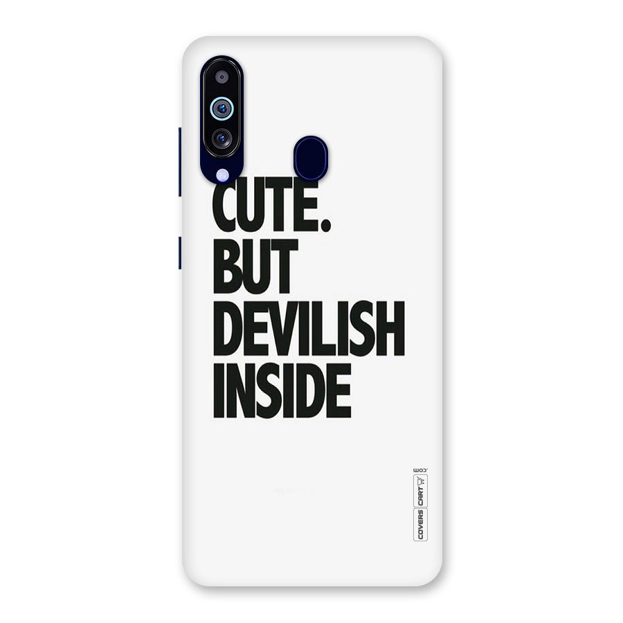 Cute But Devil Back Case for Galaxy M40