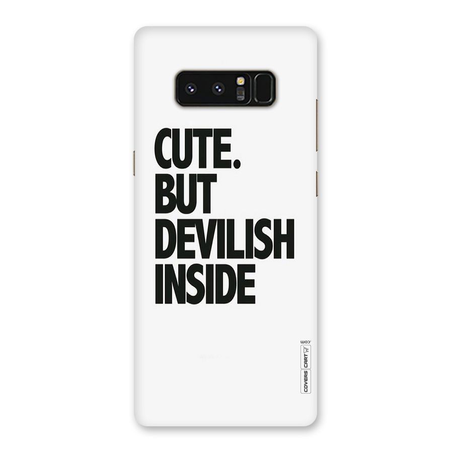 Cute But Devil Back Case for Galaxy Note 8