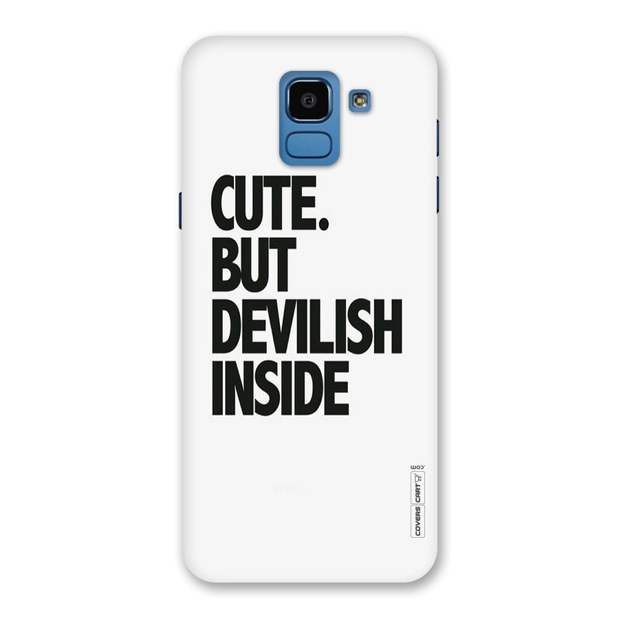 Cute But Devil Back Case for Galaxy On6