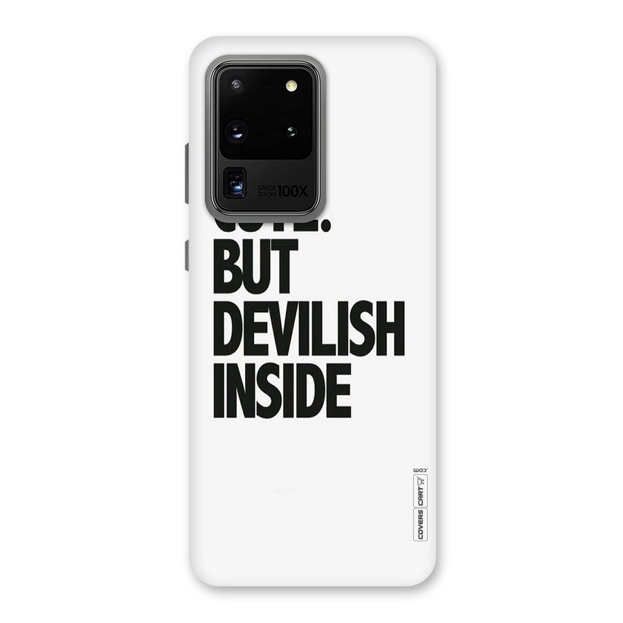 Cute But Devil Back Case for Galaxy S20 Ultra