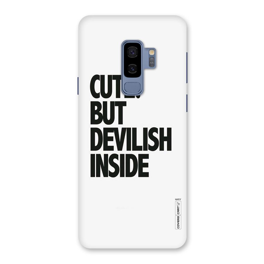 Cute But Devil Back Case for Galaxy S9 Plus