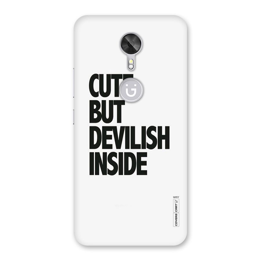 Cute But Devil Back Case for Gionee A1