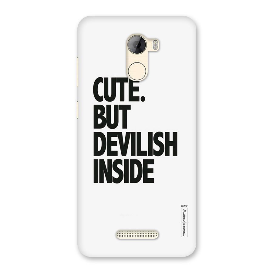 Cute But Devil Back Case for Gionee A1 LIte