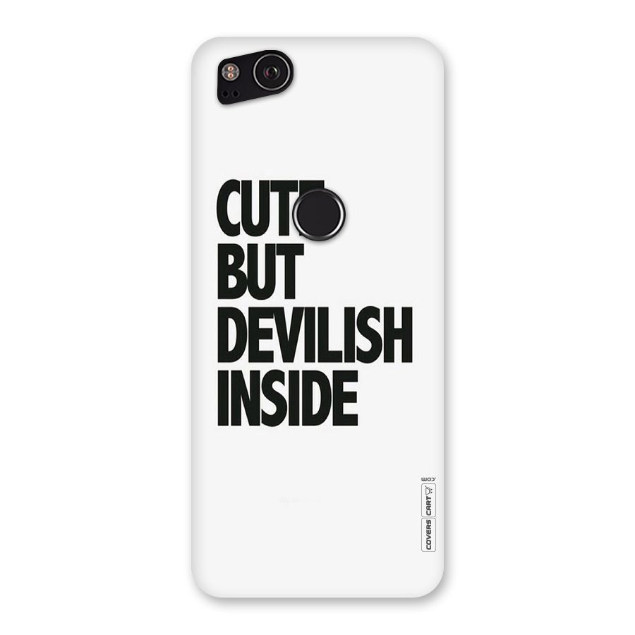 Cute But Devil Back Case for Google Pixel 2