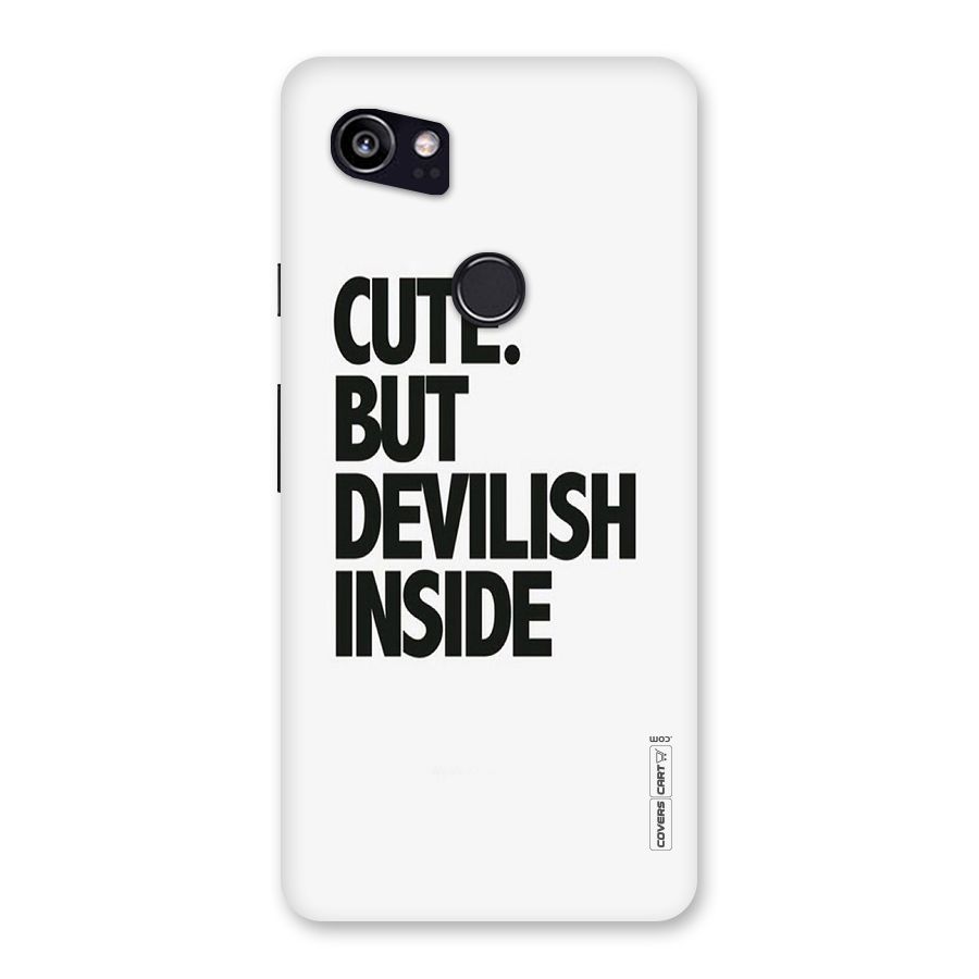 Cute But Devil Back Case for Google Pixel 2 XL