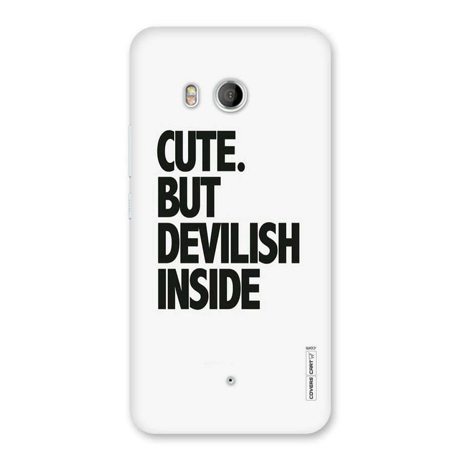 Cute But Devil Back Case for HTC U11
