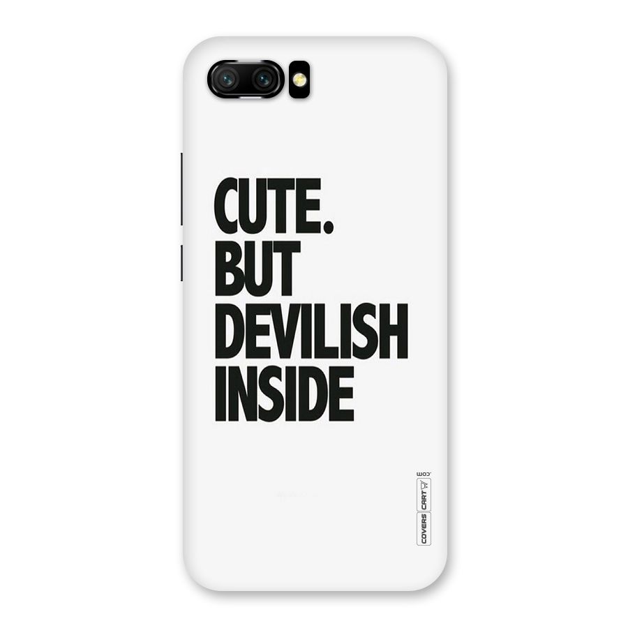 Cute But Devil Back Case for Honor 10