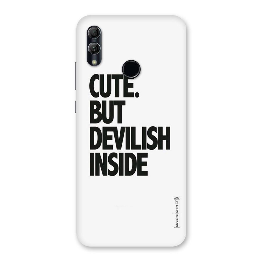 Cute But Devil Back Case for Honor 10 Lite