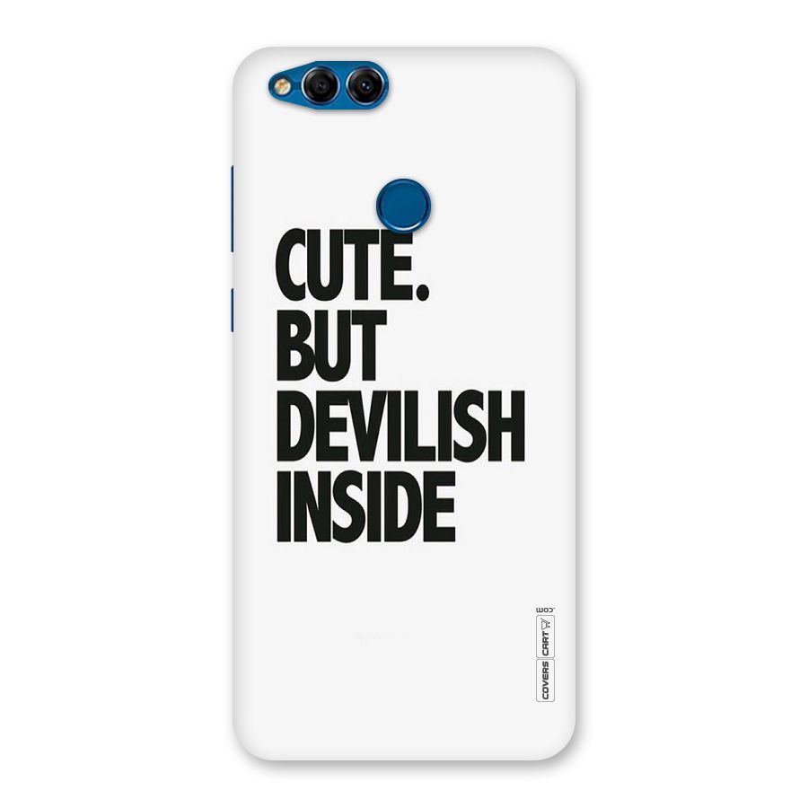 Cute But Devil Back Case for Honor 7X