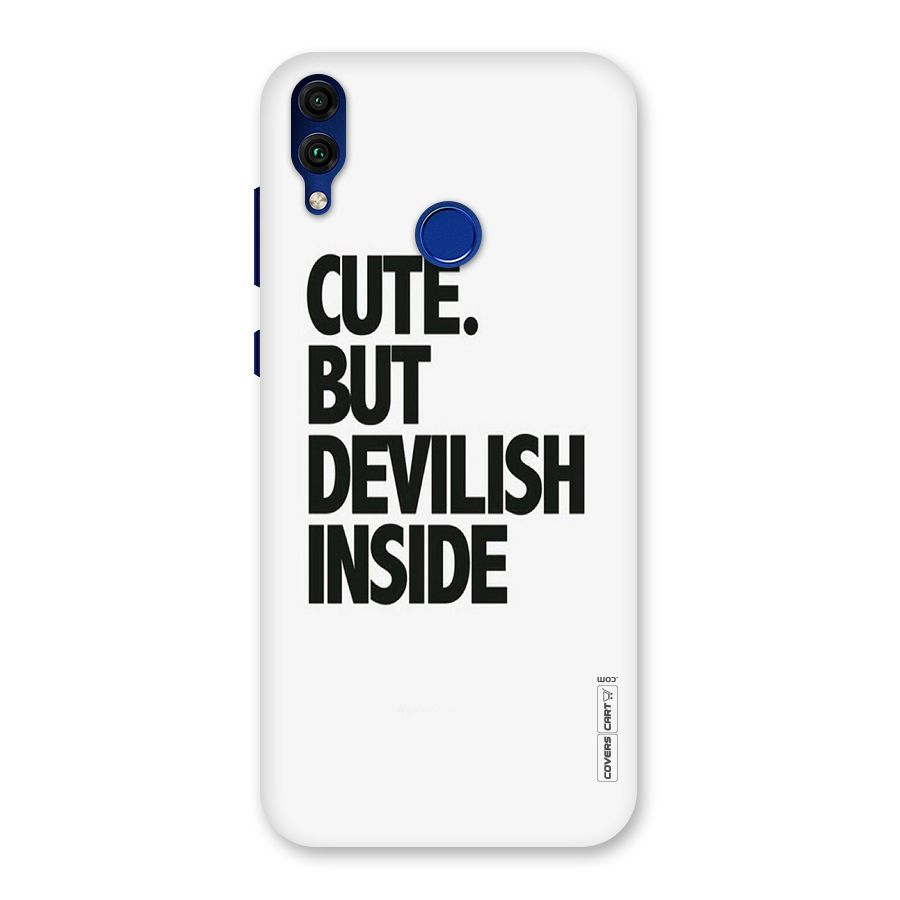 Cute But Devil Back Case for Honor 8C