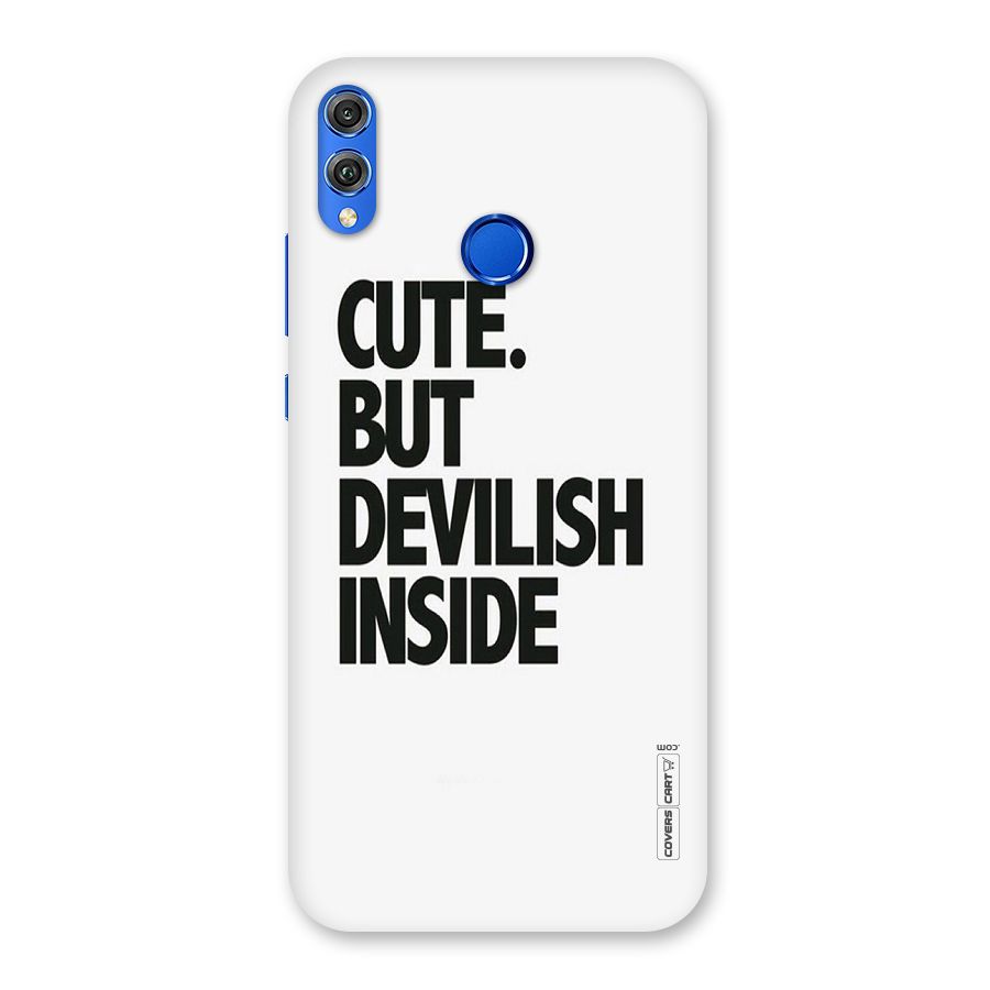 Cute But Devil Back Case for Honor 8X