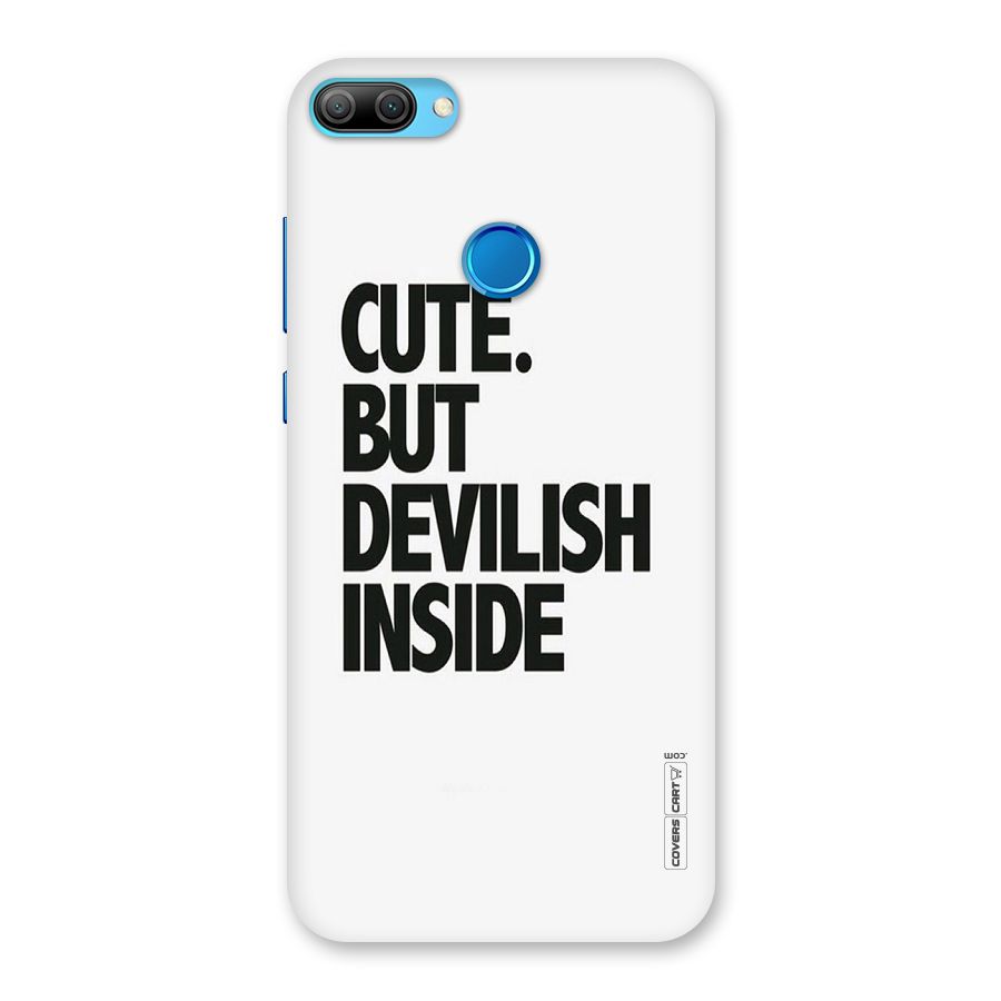Cute But Devil Back Case for Honor 9N