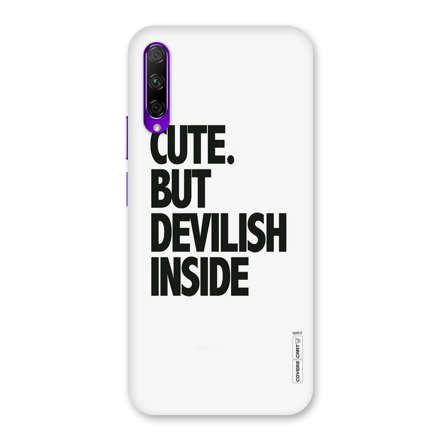 Cute But Devil Back Case for Honor 9X Pro
