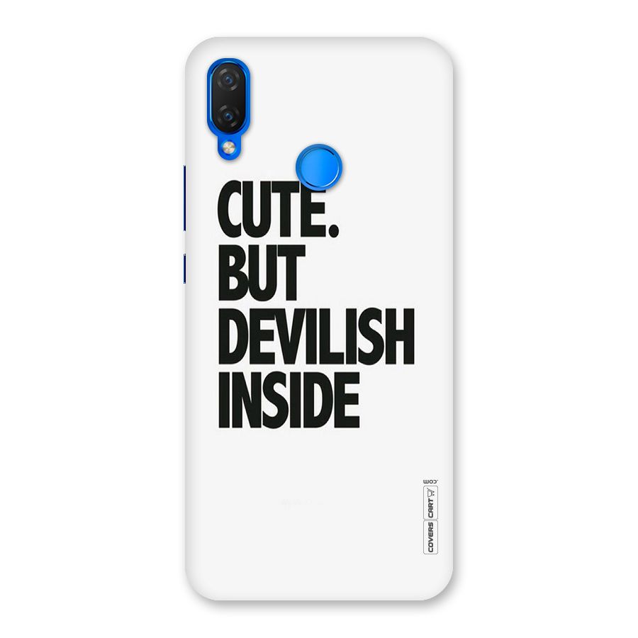 Cute But Devil Back Case for Huawei Nova 3i