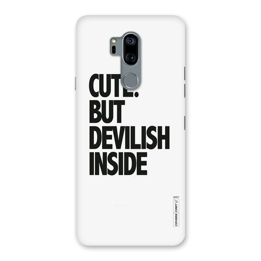 Cute But Devil Back Case for LG G7