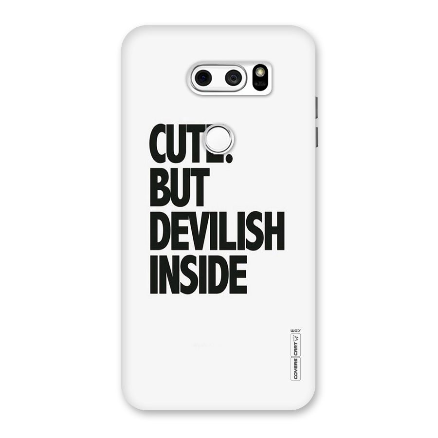 Cute But Devil Back Case for LG V30