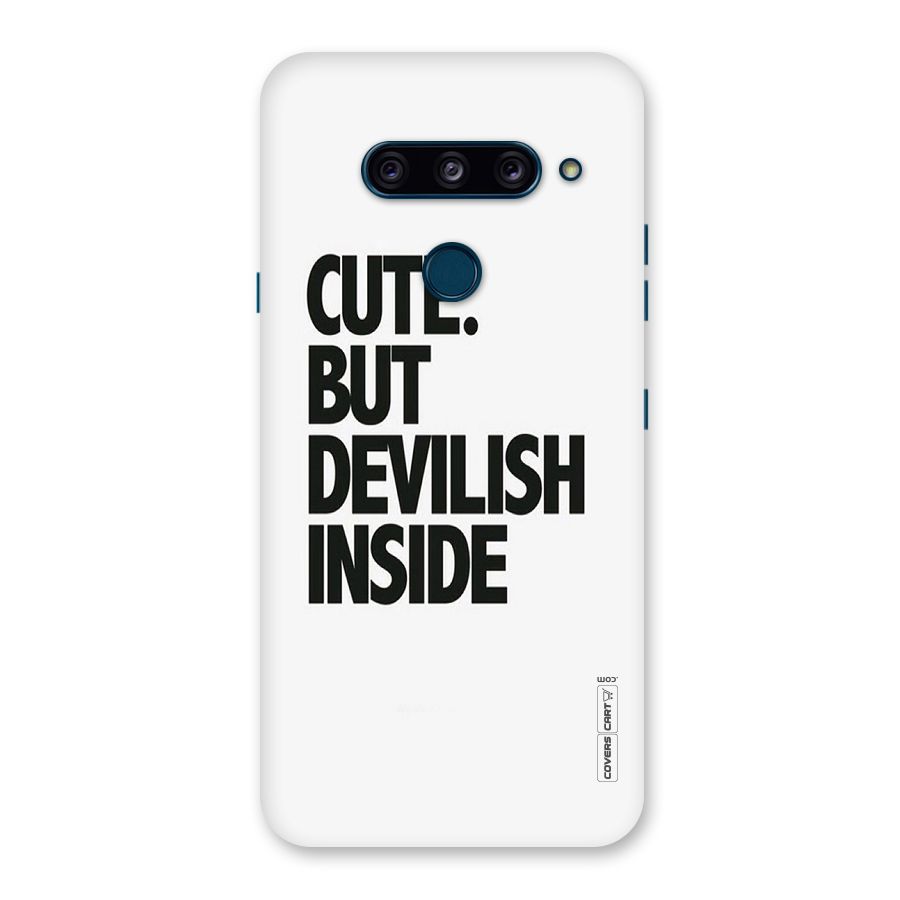 Cute But Devil Back Case for LG  V40 ThinQ