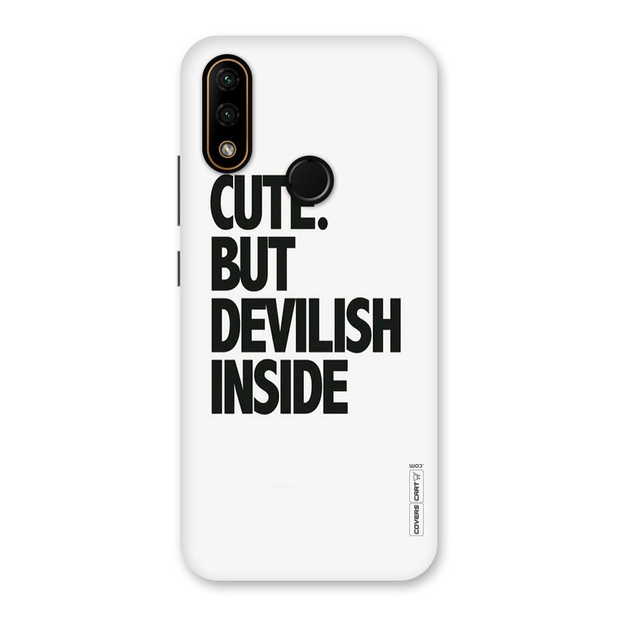 Cute But Devil Back Case for Lenovo A6 Note