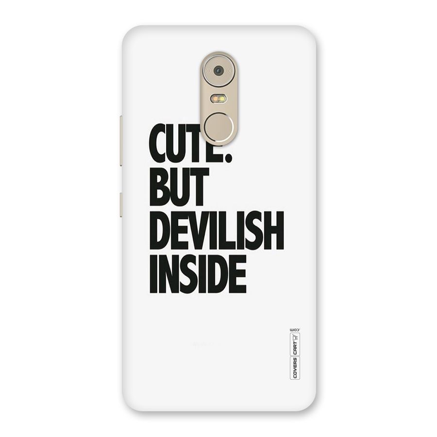 Cute But Devil Back Case for Lenovo K6 Note