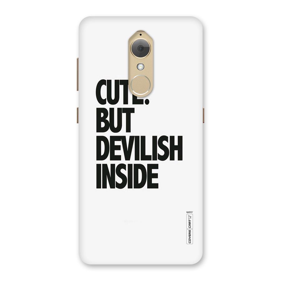 Cute But Devil Back Case for Lenovo K8