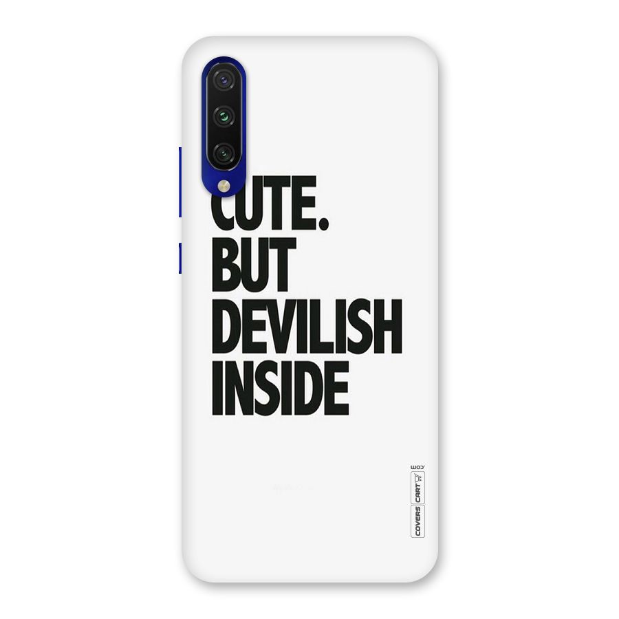 Cute But Devil Back Case for Mi A3