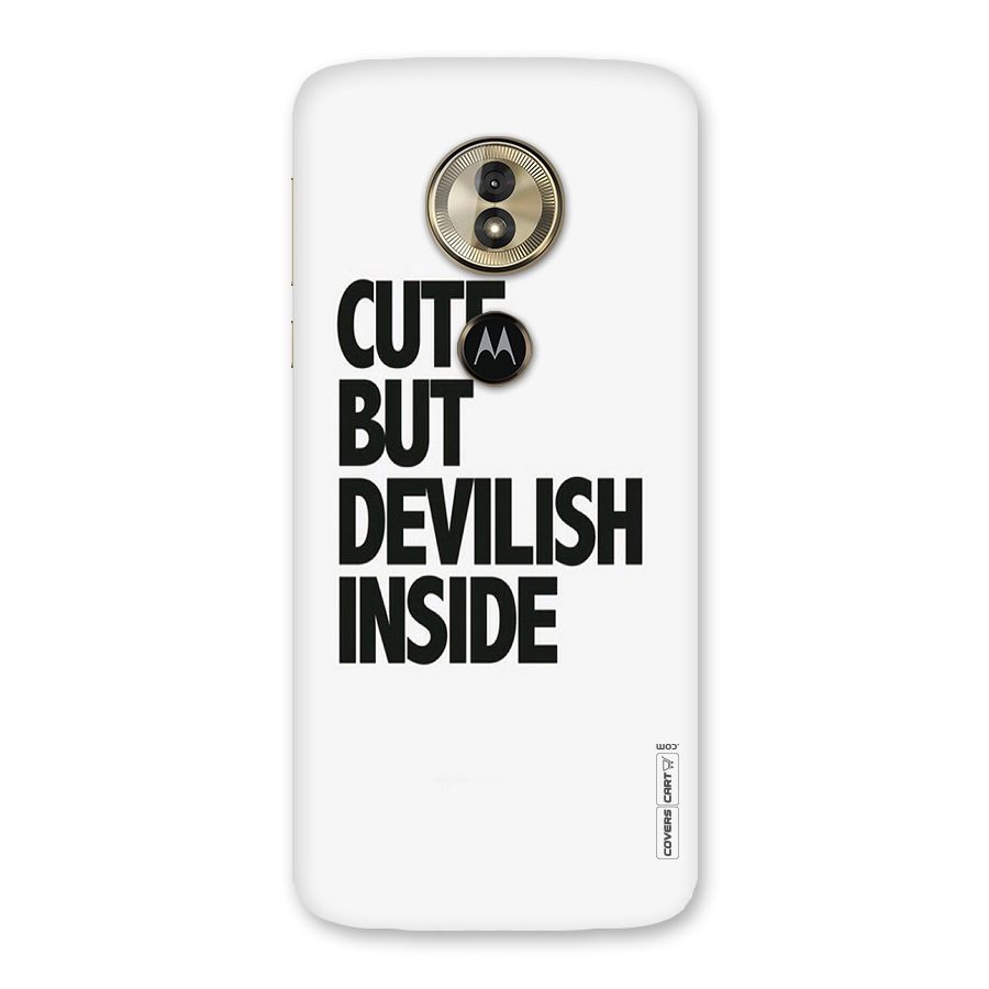 Cute But Devil Back Case for Moto G6 Play