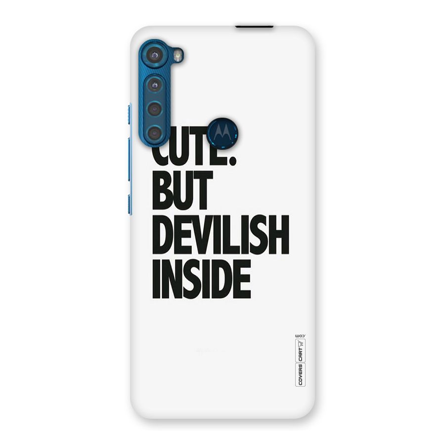 Cute But Devil Back Case for Motorola One Fusion Plus