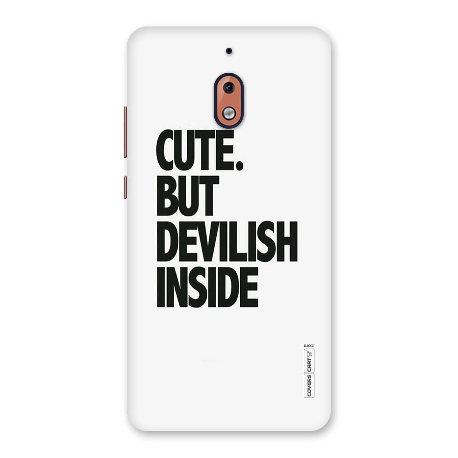 Cute But Devil Back Case for Nokia 2.1