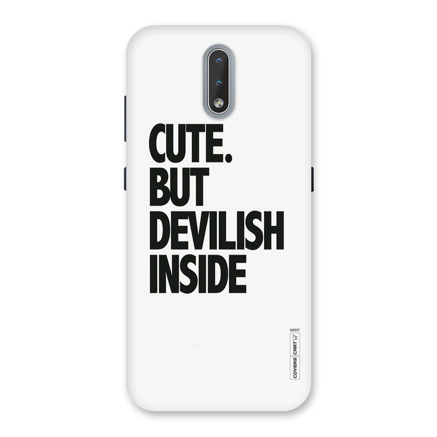 Cute But Devil Back Case for Nokia 2.3