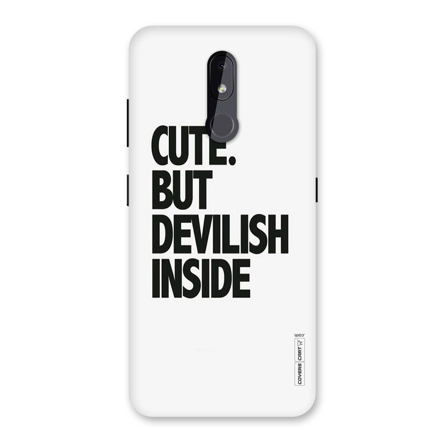 Cute But Devil Back Case for Nokia 3.2