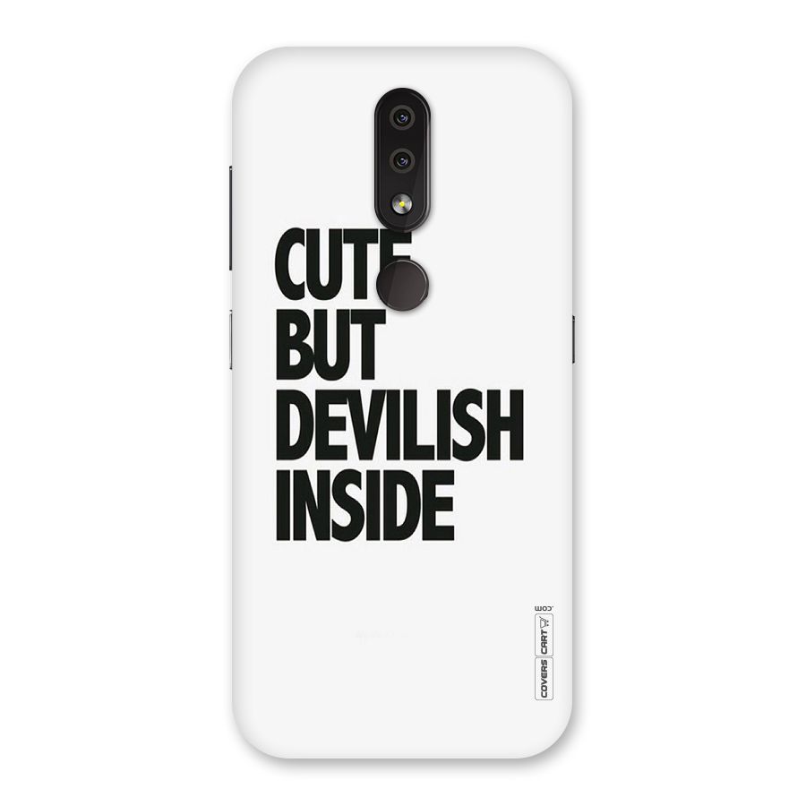 Cute But Devil Back Case for Nokia 4.2