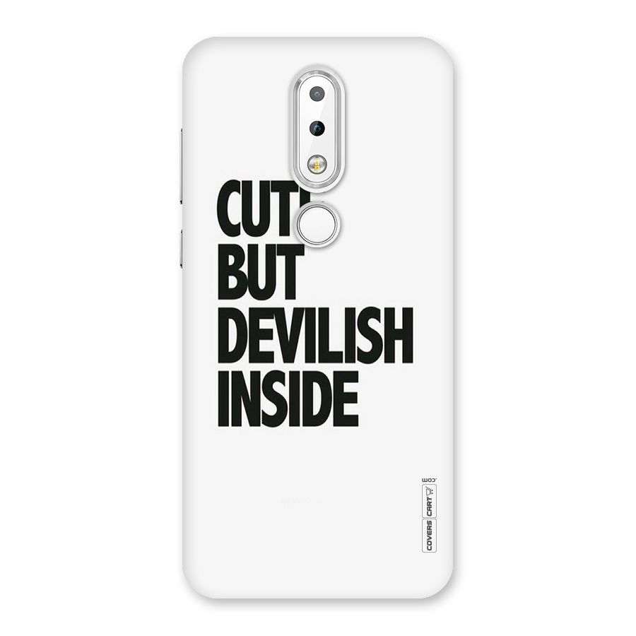 Cute But Devil Back Case for Nokia 6.1 Plus