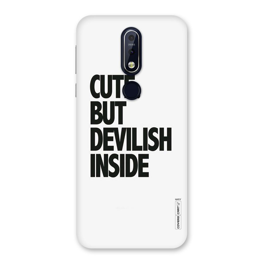 Cute But Devil Back Case for Nokia 7.1