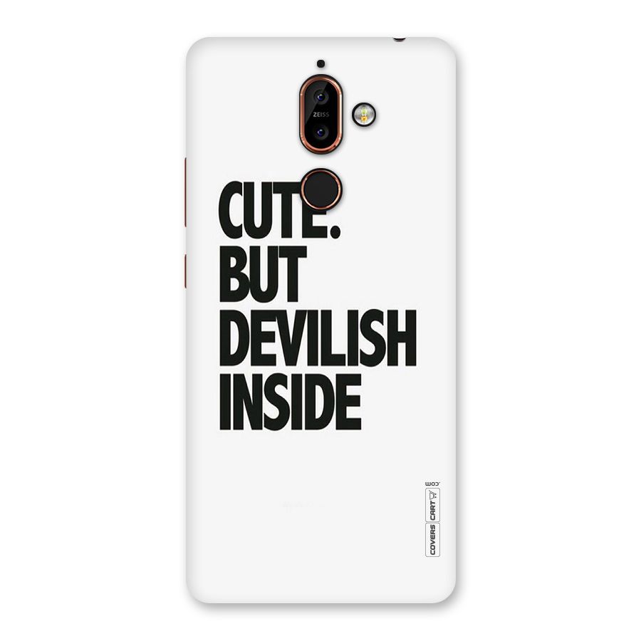 Cute But Devil Back Case for Nokia 7 Plus