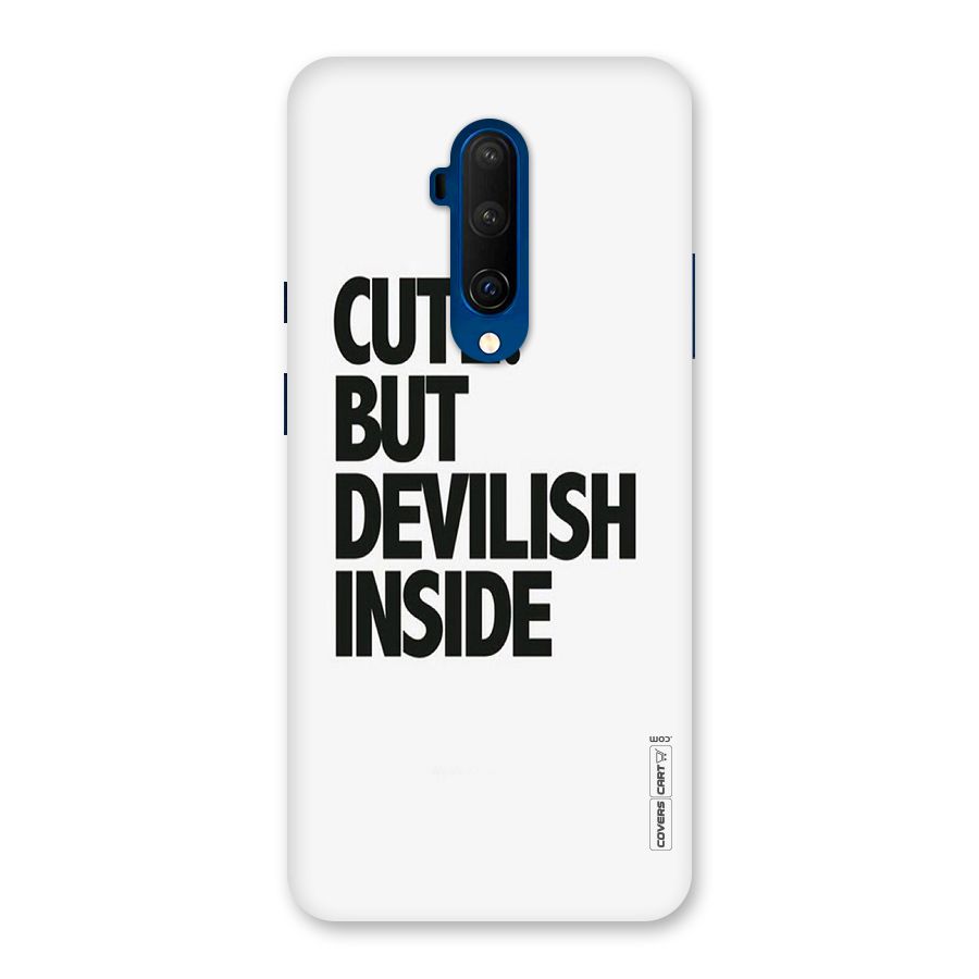 Cute But Devil Back Case for OnePlus 7T Pro
