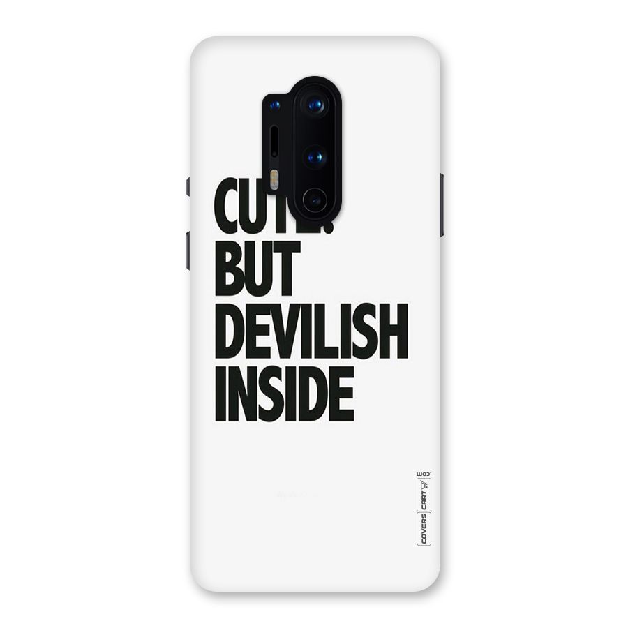 Cute But Devil Back Case for OnePlus 8 Pro