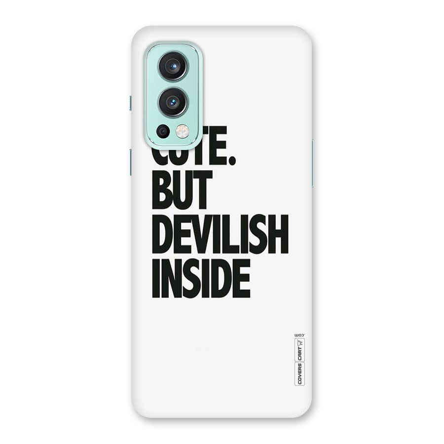 Cute But Devil Back Case for OnePlus Nord 2 5G