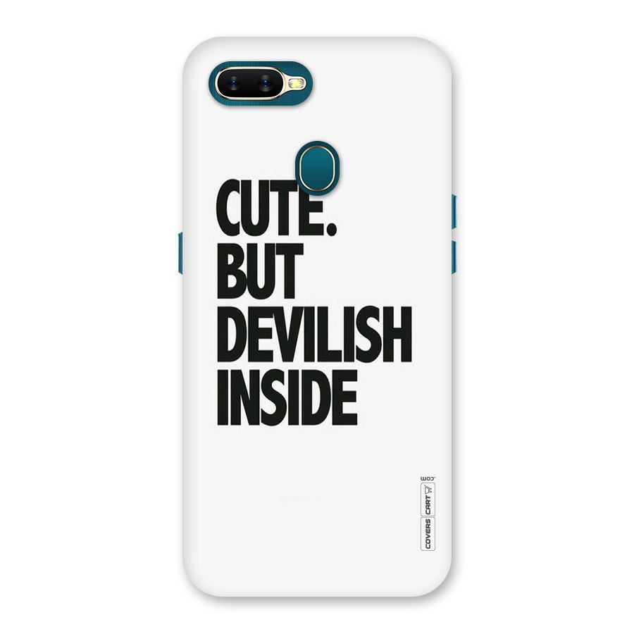 Cute But Devil Back Case for Oppo A11k