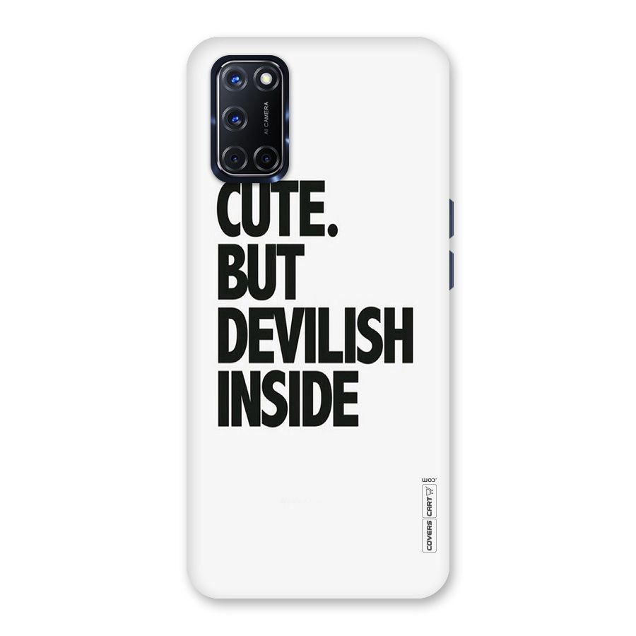Cute But Devil Back Case for Oppo A52