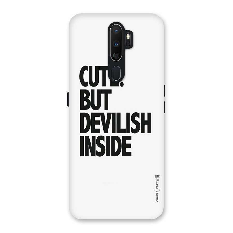 Cute But Devil Back Case for Oppo A5 (2020)