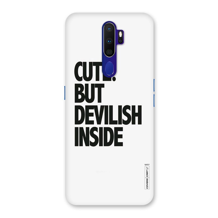 Cute But Devil Back Case for Oppo A9 (2020)