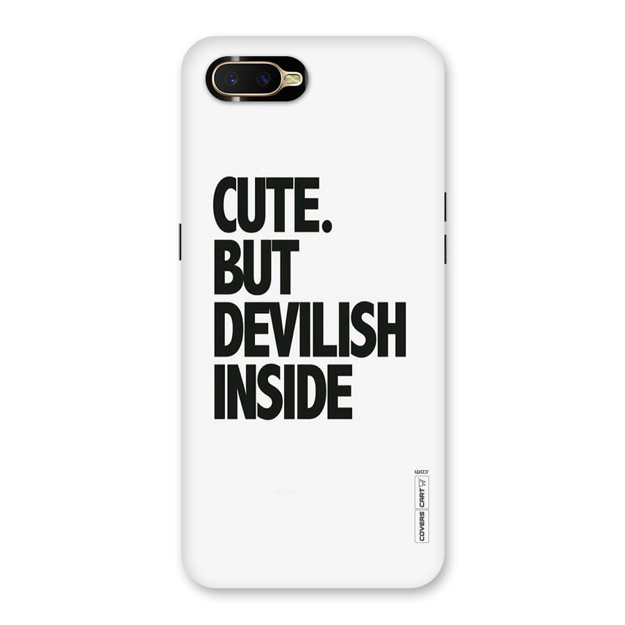Cute But Devil Back Case for Oppo K1